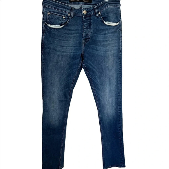 Dark Wash Men’s Skinny Jeans Euro 33/32 - Picture 1 of 4